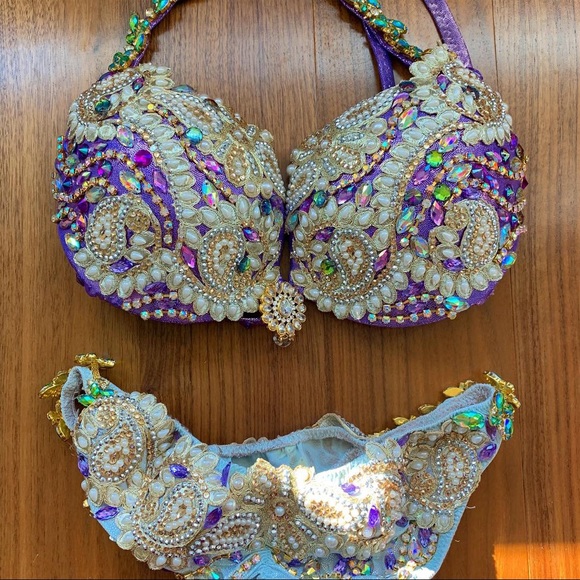 Designer Crystalized Custom Bikini - Picture 1 of 2